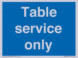 Table service only